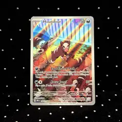 The Pokemon Company Houndour 204/197 SV03 Obsidian Flames IR Holo Eng 2023 - Image 1