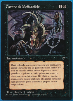 Chains of Mephistopheles Legends (ITALIAN) MINT (Reserved List MTG Card) 503216 - Image 1
