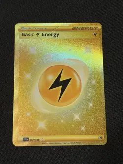 Pokemon TCG Scarlet & Violet Base Set 257/198 Lightning Energy Secret Rare - NM - Image 1