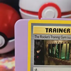Pokemon TCG The Rocket's Training Gym Gym Challenge Trainer 104/132 Rare Eng LP - Image 3