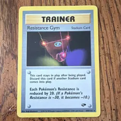 Pokemon TCG Wizards of the Coast Rare Resistance Gym 109/132 Gym Challenge VLP - Image 1