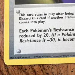 Pokemon TCG Wizards of the Coast Rare Resistance Gym 109/132 Gym Challenge VLP - Image 5
