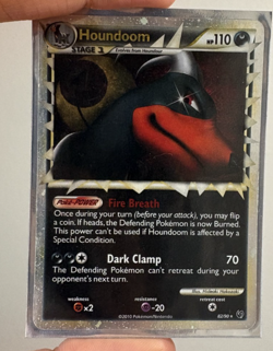 Pokemon Company Houndoom Prime 82/90 Undaunted Ultra Rare Holo English HP 110 - Image 1
