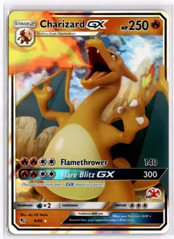 Pokemon TCG Charizard GX (#60 Stamped) 009/068 Battle Academy Ultra Rare - Image 1