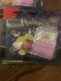 Pokemon Tech Sticker Collection - Paldean Fates Fidough And Greavard - Lot Of 2 - Image 3