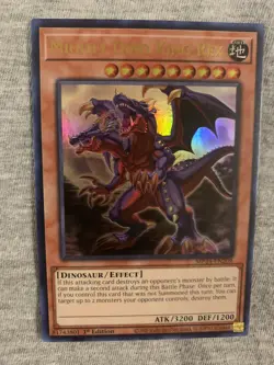 Yugioh x1 Mighty Dino King Rex MP24-EN209 1st Ed Ultra (Near Mint!) - Image 1