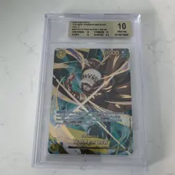 Bandai One Piece Card Game Trafalgar Law OP01-119 SP Alt Art Foil BGS 10 - Image 1