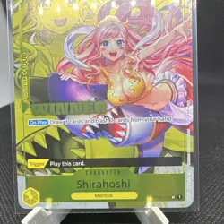 Shirahoshi OP03-116 One Piece Promotion UC Winner Character 5 Cost 0 Eng - Image 2