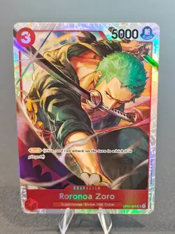 One Piece TCG - Roronoa Zoro OP01-025 SR - Foil NM - Image 1