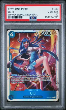 2023 ONE PIECE AWAKENING OF THE NEW ERA OP05-043 ULTI - PSA 10 - ENGLISH #43 - Image 1