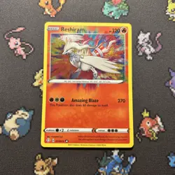 Reshiram 017/072 NM -Amazing Rare Pokemon Card- Shining Fates (9q) - Image 1