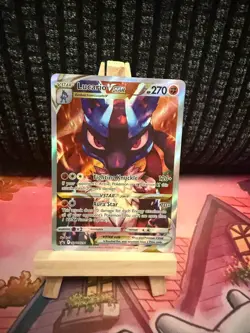 Pokemon TCG Card Lucario VSTAR SWSH291 Crown Zenith ETB Promo - NM - Image 1
