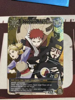 Naruto CCG Kankuro Temari Gaara Of The Desert 1487 Super Rare Foil NM Card - Image 1