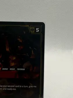 Darius Trifarian 027a/298 - Origins (OGN) Showcase Holo Riftbound: LoL Card Game - Image 2