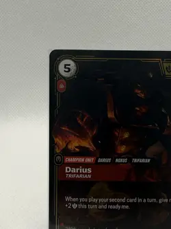 Darius Trifarian 027a/298 - Origins (OGN) Showcase Holo Riftbound: LoL Card Game - Image 5