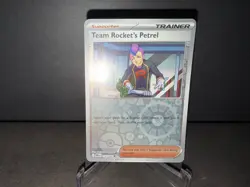 2025 Pokemon TCG Team Rocket's Petrel 176 Destined Rivals Reverse Holo Card NM+ - Image 1