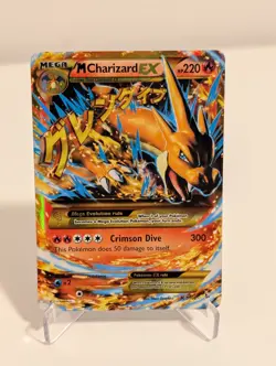 M Charizard EX (Y) (Secret) XY 107/106 Flashfire Holo Pokemon Card - Image 1