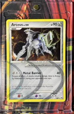 Pokemon - Arceus Lv. 100 AR 9 - Holo Ripple Foil Card Platinum Era 2009 - NM - Image 1