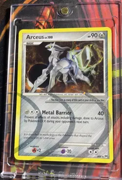 Pokemon - Arceus Lv. 100 AR 9 - Holo Ripple Foil Card Platinum Era 2009 - NM - Image 4