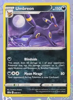 Umbreon 009/015 M24 McDonald's Promo Pokemon Card MINT - Image 1