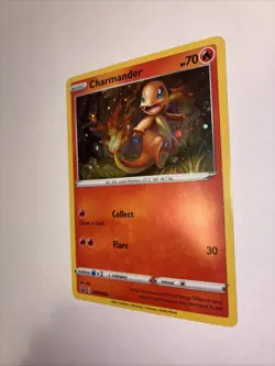 Charmander SWSH092 SWSH: Holo Promo Card Misprint Foil Bleed W/swirl -3 - Image 4