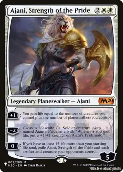 MTG Ajani, Strength of the Pride [LIST - 002/280] LP - Image 1