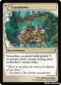MTG Crackdown (Future Sight) Card #146 Mystery Booster 2 NM Magic - Image 1