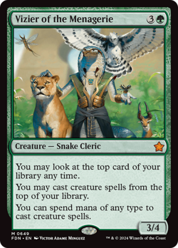 Vizier of the Menagerie [Foundations] Near Mint - Image 1