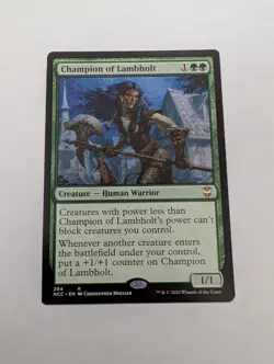 Champion of Lambholt - Commander: Streets of New Capenna - 284 Regular Rare MTG - Image 1