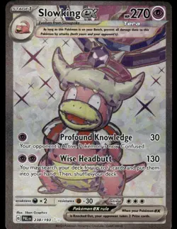 Pokemon Cards Slowking ex 238/193 Paldea Evolved Ultra Rare NM - Image 1