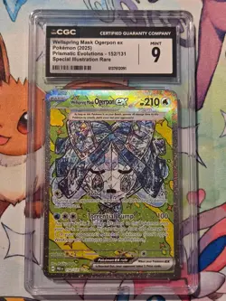 Wellspring Mask Ogerpon ex 152/131 SIR Prismatic Evol Pokemon CGC 9 MINT - Image 1