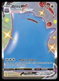 Ditto VMAX SV119/SV122 Holo VMAX Rare Shining Fates Shiny Vault Pokemon NM - Image 1