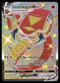 Centiskorch VMAX SV109/SV122 Holo VMAX Rare Shining Fates Shiny Vault Pokemon NM - Image 1