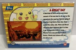 A Great Day Pikachu's Vacation TOPPS Pokemon Movie Card 1999 #58 - Image 2