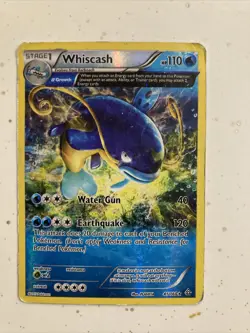 Pokemon TCG Whiscash Primal Clash 41/160 Reverse Holo Rare - Image 1