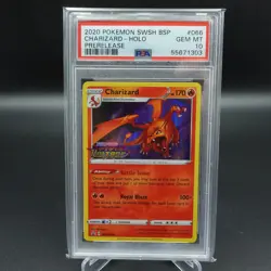 PSA 10 GEM POKEMON CARD 2020 VIVID VOLTAGE PROMO CHARIZARD PRE-RELEASE #066 - Image 1