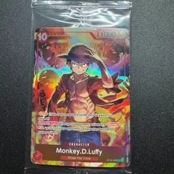 4x Monkey.D.Luffy ST10-006 SR Treasure Booster Set Promo One Piece TCG SEALED - Image 2