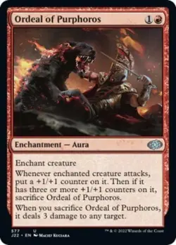 Ordeal of Purphoros - Near Mint MTG Jumpstart 2022 - Image 1