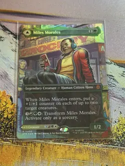 Miles Morales Ultimate Spider-man SPM (0200) - Foil - Spider-Man MTG Magic - Image 1