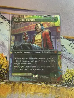 Miles Morales Ultimate Spider-man SPM (0200) - Foil - Spider-Man MTG Magic - Image 2