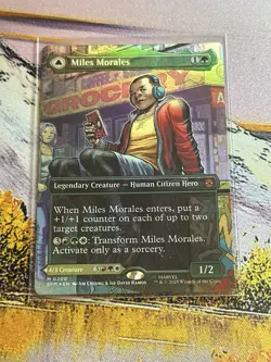 Miles Morales Ultimate Spider-man SPM (0200) - Foil - Spider-Man MTG Magic - Image 4
