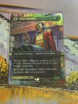 Miles Morales Ultimate Spider-man SPM (0200) - Foil - Spider-Man MTG Magic - Image 5