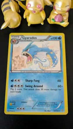 Gyarados Dragons Exalted 24/124 Holo Cosmos Holo Rare Pokemon TCG - LP - Image 1