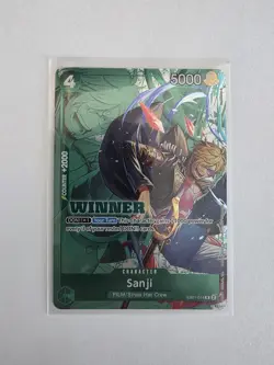 Sanji EB01-014 Tournament Winner Stamped One Piece English Alternate Art - Image 1