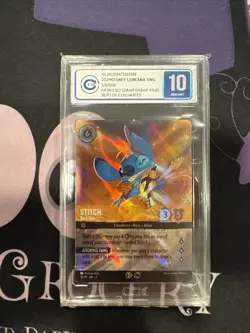2024 DISNEY LORCANA EN P1-PROMO #30 STITCH - ROCK STAR CCIC 10 - Image 1