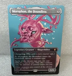 Morophon, the Boundless- Commander Masters Borderless Regular MTG-NM - Image 1