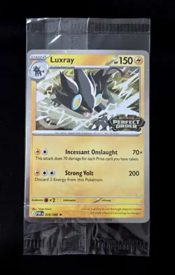 Pokemon Luxray 028/088 Perfect Order Best Buy Stamped Promo Sealed - Image 1