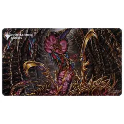 Commander Series: Sliver Queen Holo Stitched Edge Play Mat Playmat ULTRA PRO MTG - Image 1