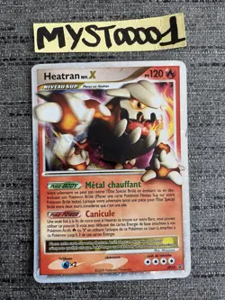Carte Pokemon Heatran X DP31 Promo Diamant Et Perle Francais Occasion - Image 1