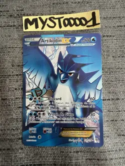 Carte Pokemon Artikodin EX 132/135 Full Art Noir & Blanc Glaciation Plasma FR - Image 1